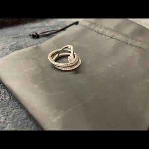 Swarovski wrap around ring